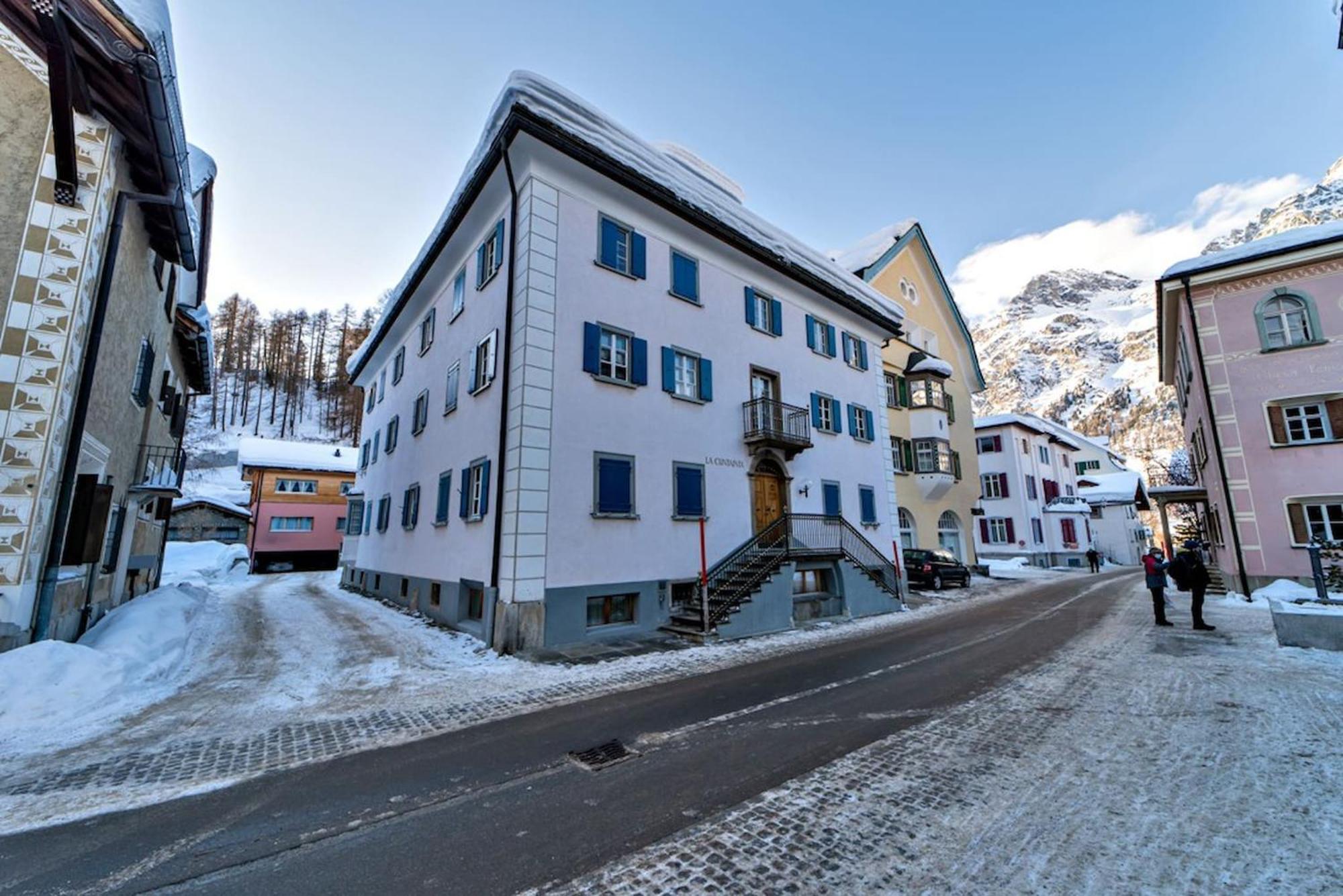 Chesa La Cuntainta - Sils Maria Apartamento Exterior foto